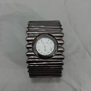 Vintage Chicos Silver Cuff Watch